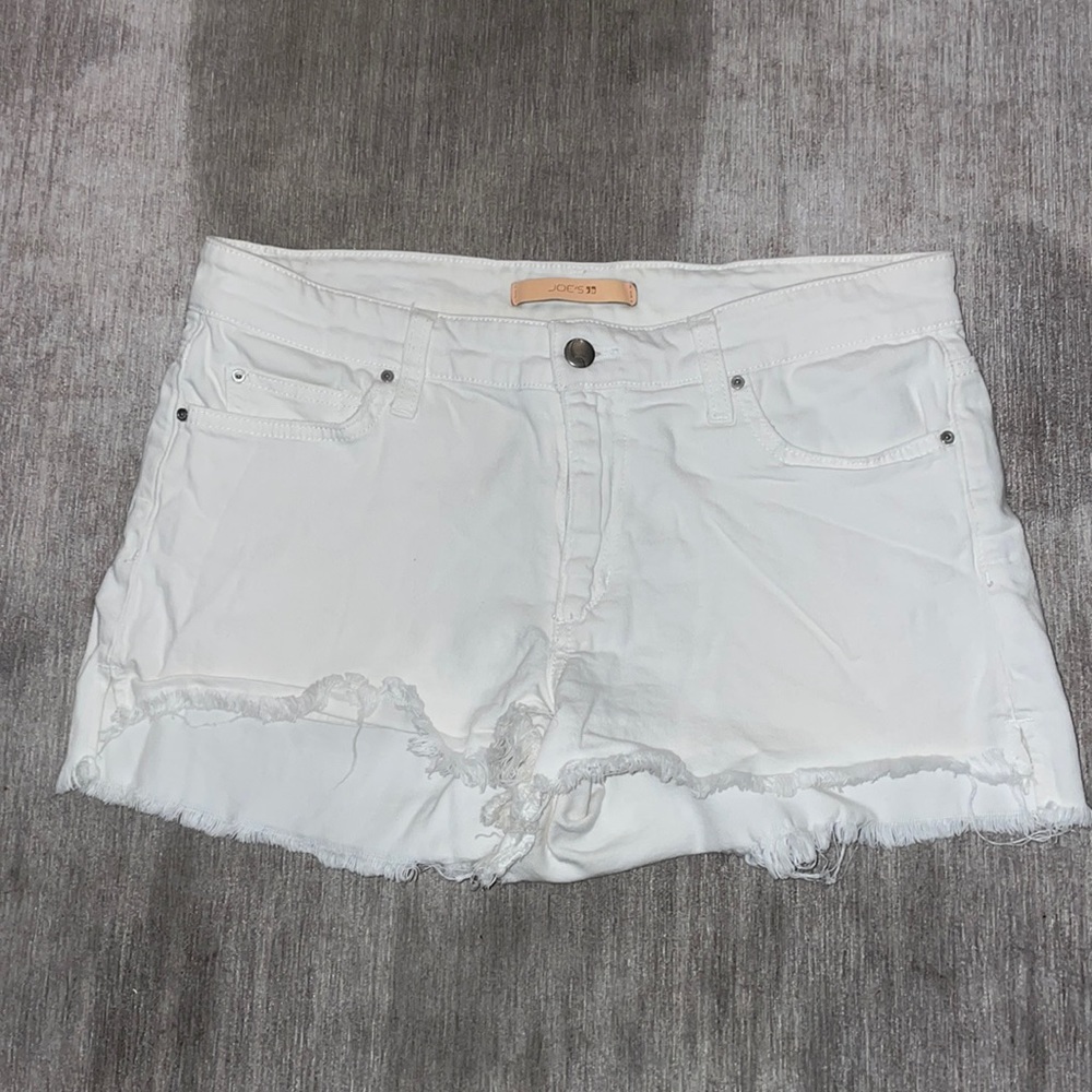 White Joes Jean Shorts
